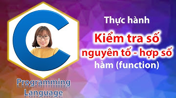 Hướng dẫn viết chương trình con (hàm) kiểm tra một số nguyên dương là số nguyên tố hay hợp số