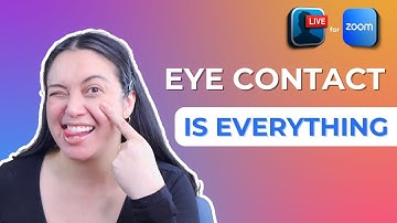 Boost Your Zoom Game: Master Eye Contact on Video  #zoommeeting #ecamm #zoomtips