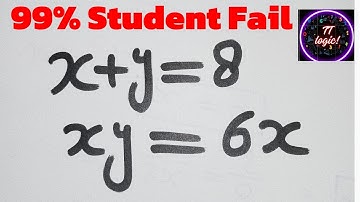 A Nice Math Olympiad Algebra Problem | Can you solve this?