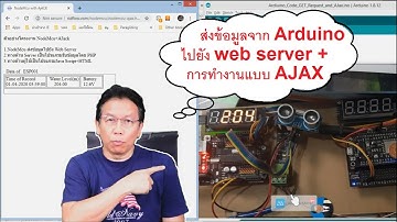 อยากเป็นนักคิด นักประดิษฐ์ นัก DIY EP6  NodeMcu ส่งข้อมูลขึ้นเวป ร่วมกับ AJAX