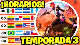 ¿CUANDO INICIA LA TEMPORADA 3 CAPÍTULO 5 de FORTNITE? HORARIOS FORTNITE CAPÍTULO 5 TEMPORADA 3