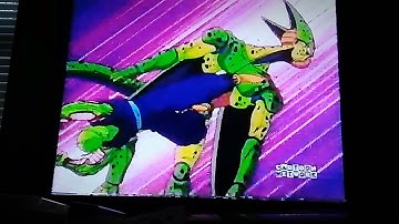 piccolo vs. imperfect Cell on island part 1(cartoon network broadcast)