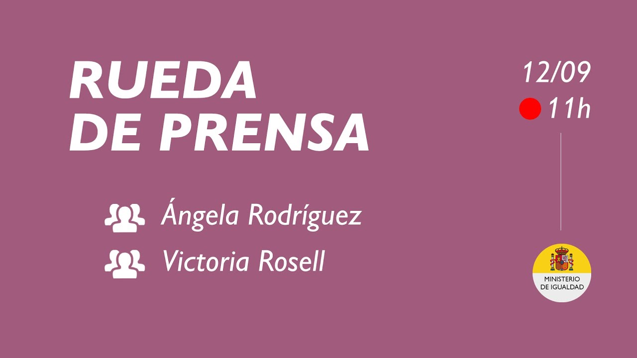 Rueda De Prensa Del Ministerio De Igualdad Para Dar A Conocer Los Datos rueda-de-prensa-del-ministerio-de-igualdad-para-dar-a-conocer-los-datos