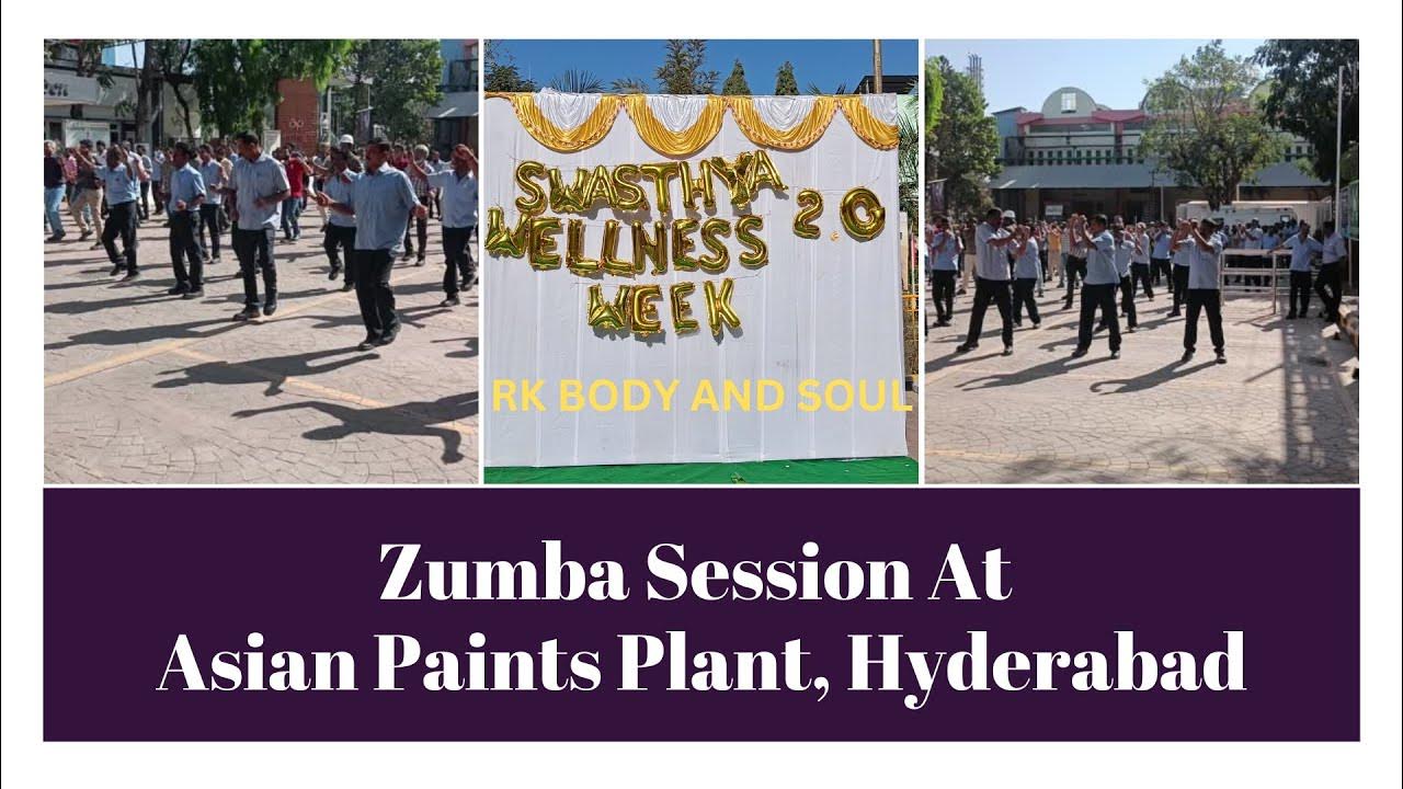 ZUMBA session at Asian Paints plant, patancheru, Hyderabad RK BODY AND SOUL YouTube