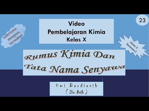 RUMUS KIMIA DAN TATA NAMA SENYAWA