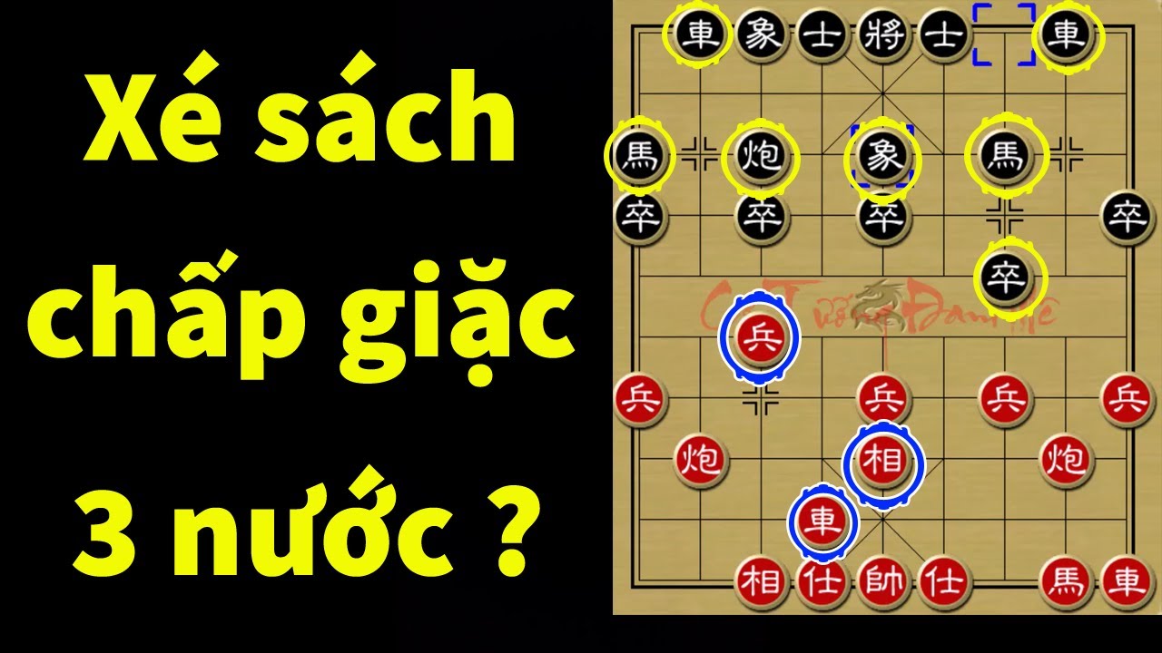 SỐC: Đi Đánh Giải Quốc Gia Lại Xé Sách Chấp Giặc 3 Nước???  - Ván Cờ Tướng Bá Đạo