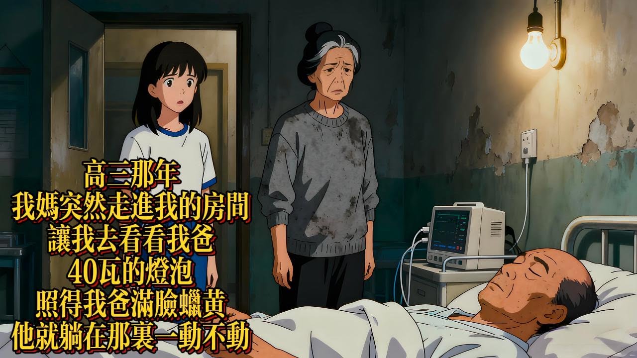 高三的一天，我正對着書本發呆，我媽忽然走進我的房間，語氣沒什麼波瀾，卻帶着不容拒絕的意味，去看看你爸|恐怖動漫|懸疑動漫|虐心動漫
