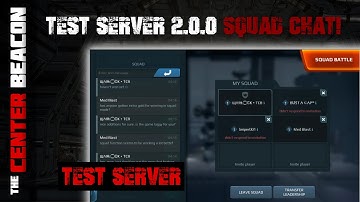 War Robots | Test Server 2.0.0 - Squad Chat!