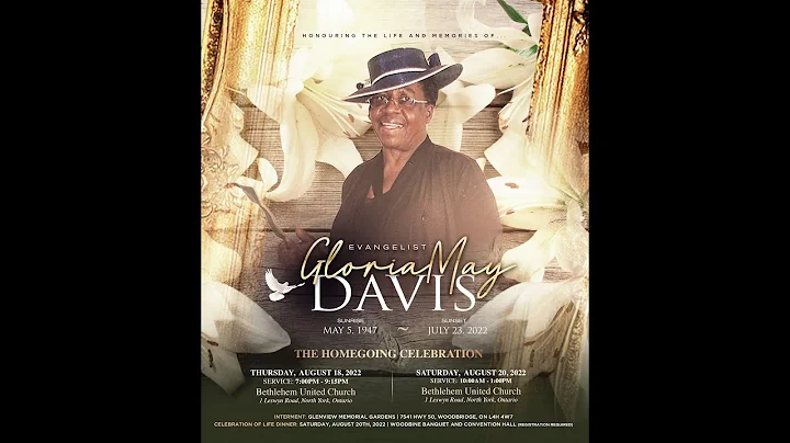 Channel Introduction: Gloria Davis Memorial @ BUC