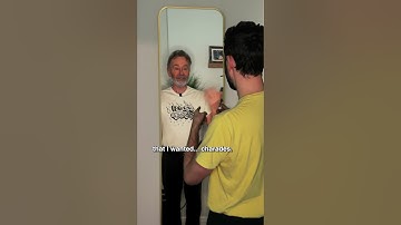 i bought a mirror that reflects ONE YEAR into the future #loop