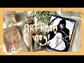 ART ROOM VLOG 02 👩🏽‍💻: work from home, new small business packaging, new drawings, cooking &amp; more