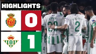 RCD MALLORCA 0 - 1 REAL BETIS | RESUMEN LALIGA EA SPORTS