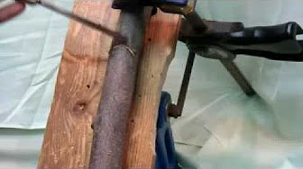 How To Carve A Walking Stick With Hand Tools - YouTube