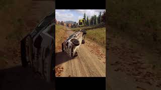 That was not the middle of the crest!!!! #dirtrally2 #flipaclip #carflip #codriver #rally