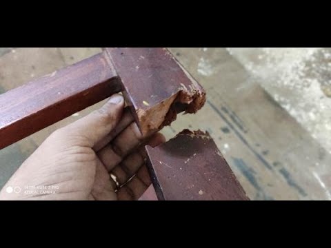 DIY fix broken bed frame 