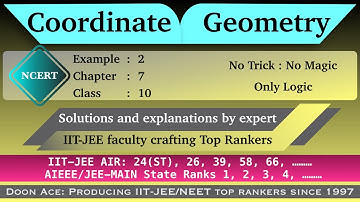Example 2|Chapter 7|Coordinate Geometry|Maths NCERT|10th Class |#HindiExplanation|#Highmarks