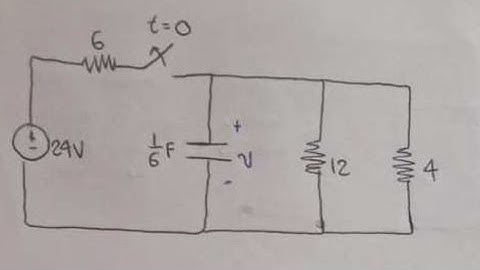 Problema de practica 7.2. Fundamentos de circuitos eléctricos. Circuito RC con interruptor