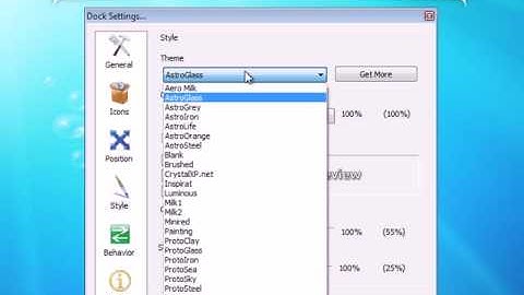 RocketDock : Mac OS Dock for Windows