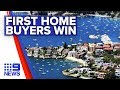 Housing market favouring first home buyers | Nine News Australia