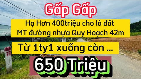 Giảm hơn 400tr cho lô đất mặt tiền đường nhựa Qh 42m Khanh Hiệp | Mỹ Hiền BĐS Khánh Hòa