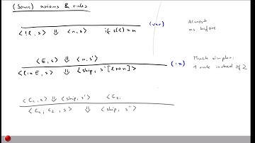 Lecture "Operational Semantics (Part 5, Big-step semantics)" of "Program Analysis"