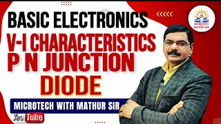 Complete VI Characteristics of PN Junction Diode | By Mathur Sir | Hindi