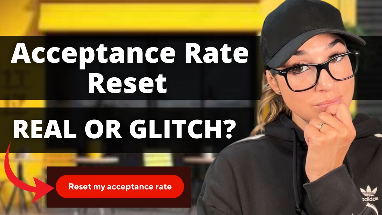 DoorDash Driver Acceptance Rate Reset REAL or GLITCH?