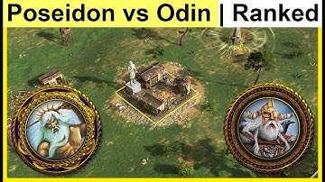 Poseidon vs Odin | 1v1 Ranked | Age of Mythology