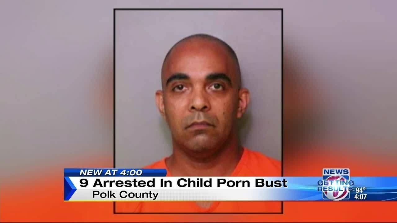 9 arrested in child porn bust - YouTube