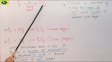 reactions of period 3 elements with oxygen  || lec 08 ||