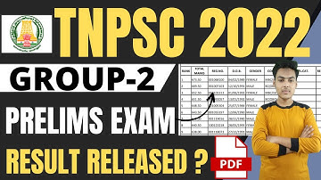 tnpsc group 2 result 2022 | tnpsc group 2 prelims result | mahir academy