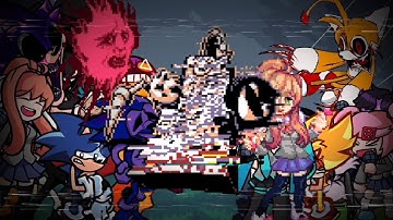 FNF MissingNo V2 But Every Turn A Different Character Sings It | Friday Night Funkin