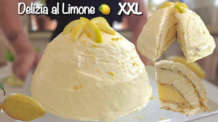 DELIZIA AL LIMONE  XXL 🍋 SENZA COTTURA dolce fresco e veloce 🍋