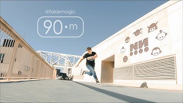 Fakie Magic on NN Skates V.m 4x90 Ninja Frames