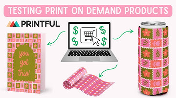 How to Order Print on Demand Products | Testing Print on Demand Products Using Printful