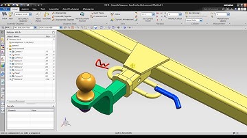 NX CAD Assembly :How to Insert Motion Animation in Assembly Sequence