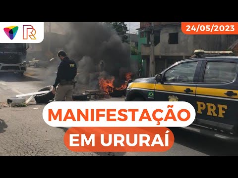 Moradores de Ururaí interditam BR-101 por suspensão do aluguel social