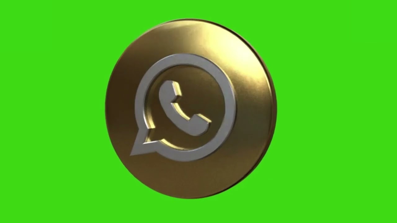 كروما ايقونات مواقع التواصل ذهبي لتصميم و المونتاج بدون حقوق Chroma key social media icons gold for