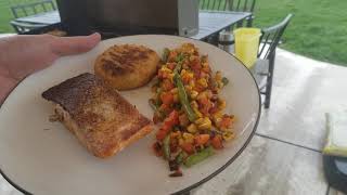 Blackstone Griddle - Crispy Skin Salmon