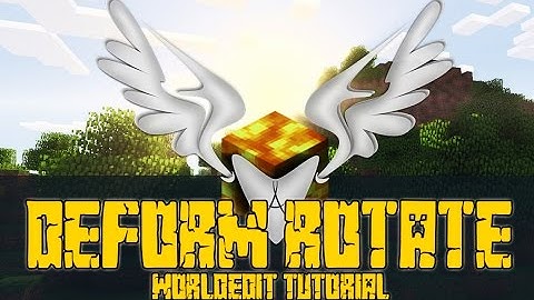 Minecraft: Deform Rotate (off-axis) WorldEdit Tutorial