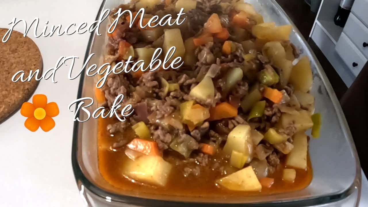 Minced Meat and Vegetable Bake//a little dream🥔🔥👌
