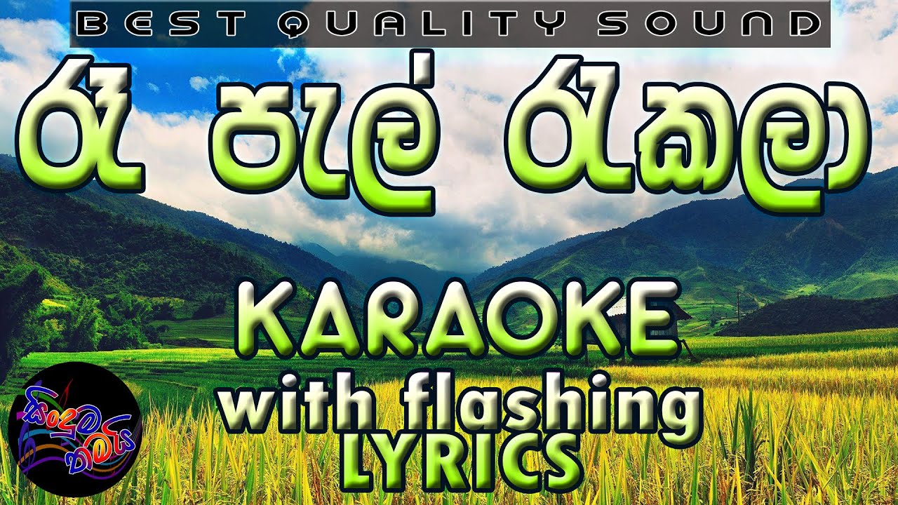 Re Pal Rakala Karaoke with Lyrics (Without Voice)