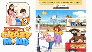 Brain Puzzle 3 Crazy Mind level 78 help the girl melt the ice on her tongue Walkthrough Solution screenshot 5