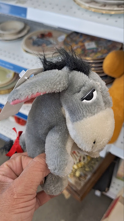 Vintage Eeyore plush plushy collectible toy item #goldhunter137