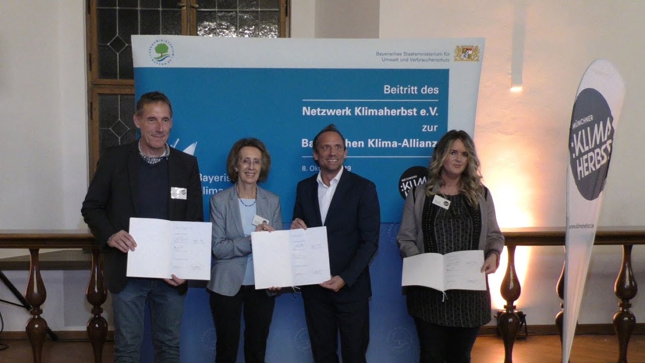 Beitritt des Netzwerk Klimaherbst e.V. zum Bayerischen Klima-Allianz