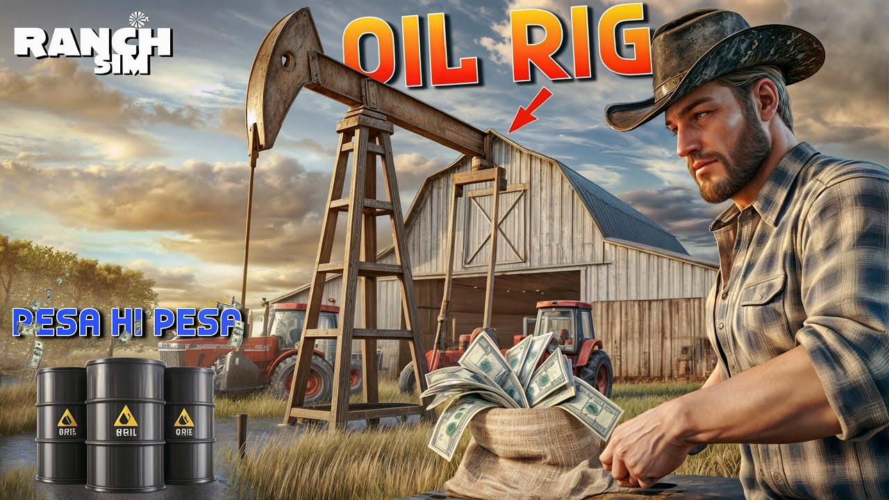 Oil Rig ⛽ & Murgi Farm 🐓 | EP:05 Ranch Simulator | Sharkbite ...