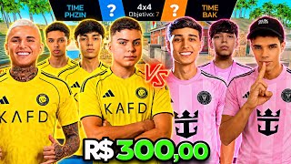 🔥 5 TELAS NO 4x4 APOSTADO VALENDO R$300! 😱BAK e MARECHAL vs PHZIN, ELTIN e MANOMAX | MD3 INSANA RAIZ