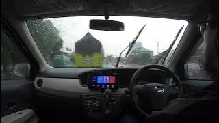 Rainy Season | POV Daihatsu Sigra | ASMR Driving Indonesia