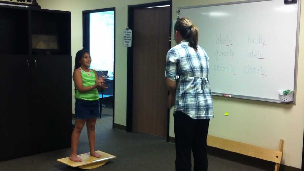 Balance Board Activity with Bean Bags YouTube