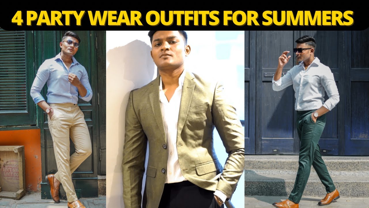 Summer Party Wear Outfits For Men | Formal Dress For Summer Weddings ...